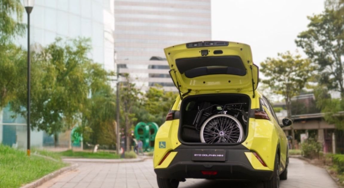 Dolphin Mini entra na categoria com desconto para PcD  • BYD/Reprodução