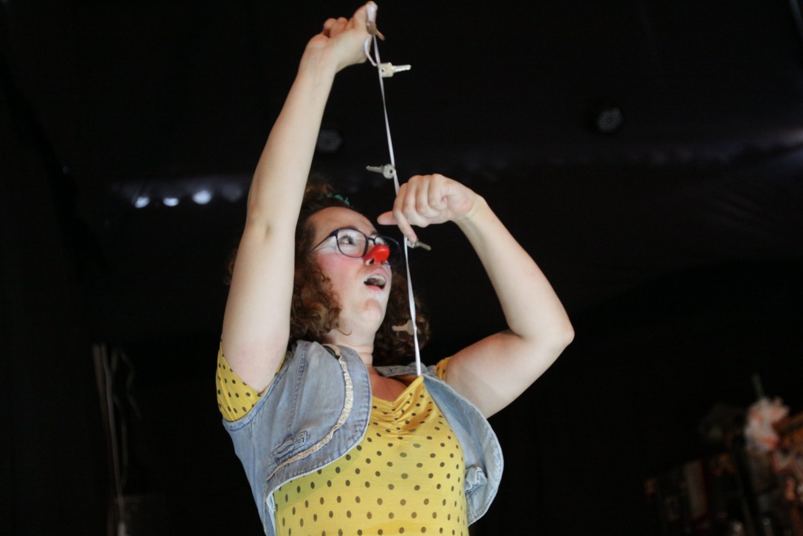 Palhaça Birita que tem paralisia cerebral apresenta-se no circo do asfalto em Santo André / Fotos:André Henriques / 16-Março-2018 / Cultura & Lazer