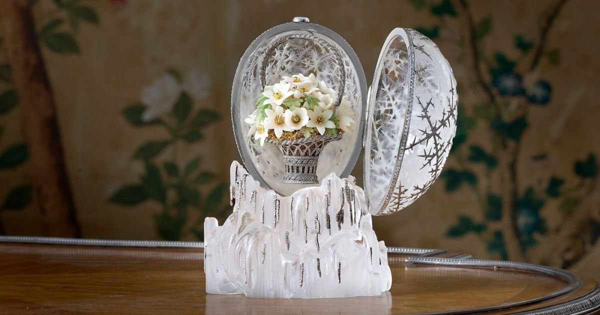 O "Ovo de Inverno" de 1913 será leiloado em dezembro  • Christie's via CNN Newsource