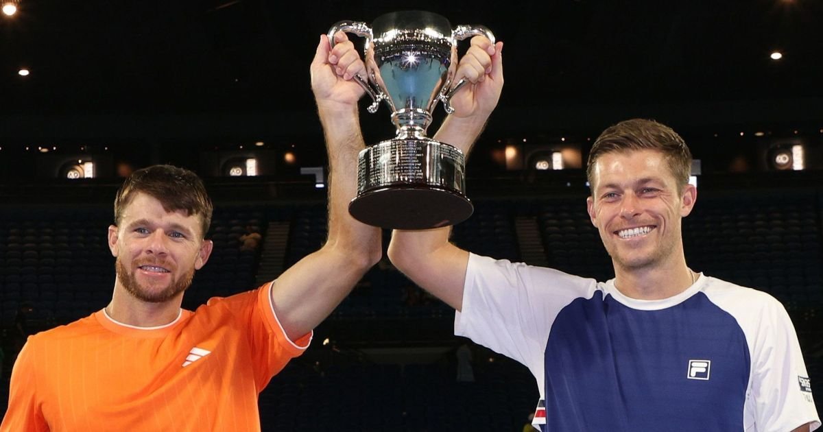 Neal Skupski e Christian Harrison conquistaram o título nas duplas masculinas do Australian Open...