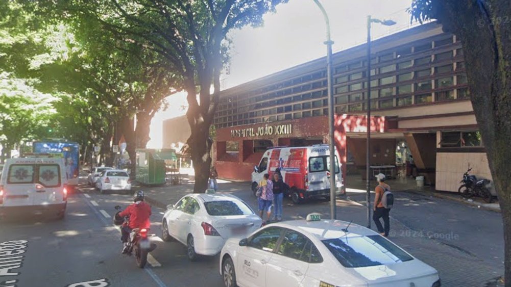 Hospital João XXIII, onde "Sicário" está internado em estado gravíssimo. (Foto: reprodução/...