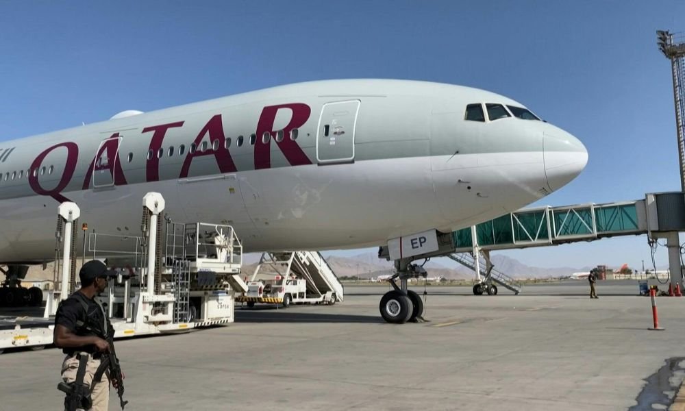 Avião da Qatar Airways